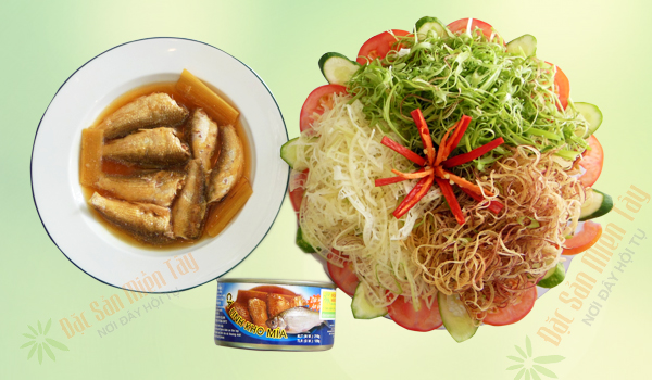 cá linh kho mía