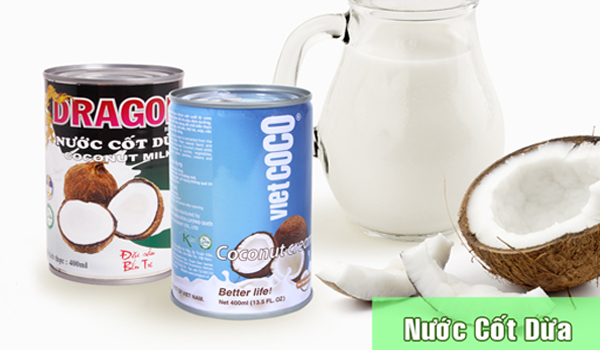 Nước cốt dừa đóng hộp